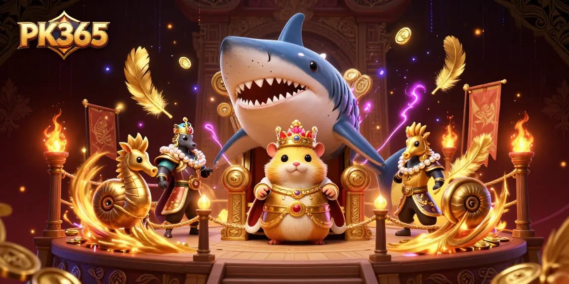 Experience the thrill of PK365, where the golden hamster king and seahorse guards reign in dynamic gaming!