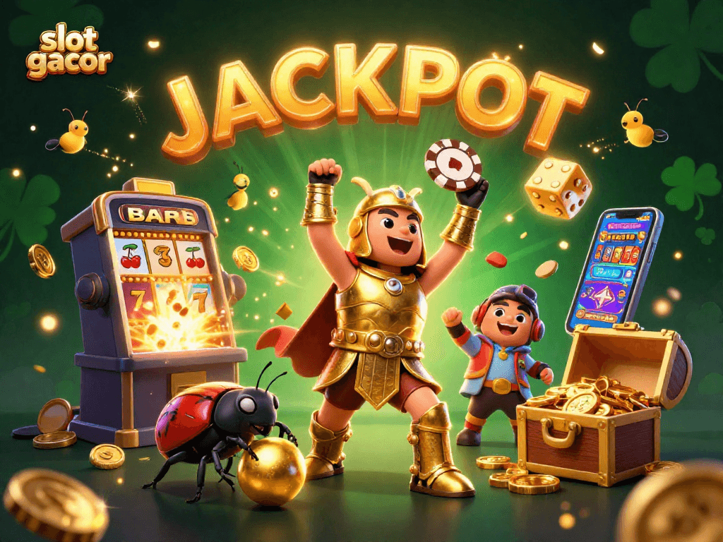 Menangkan slot gacor dengan keberuntungan, melihat jackpot besar, dan chip poker yang anggun.