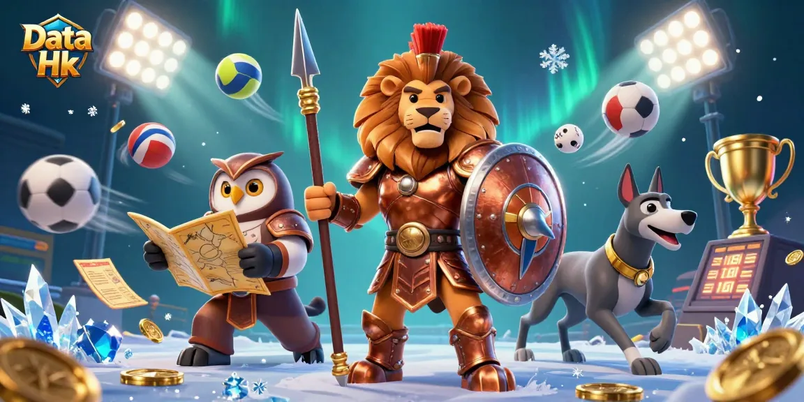 Engage with Data Hk through thrilling sports betting action in a vibrant 3D scene.