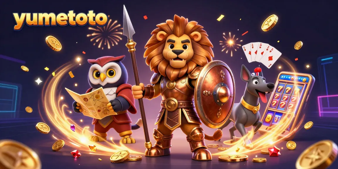 Experience epic wins with yumetoto's thrilling games and stunning visuals of our 3D illustration.