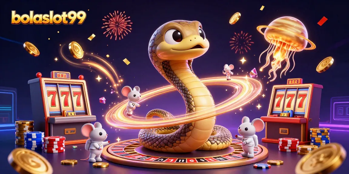 Engage in thrilling slot action with bolaslot99 as a cosmic dealer leads bets.