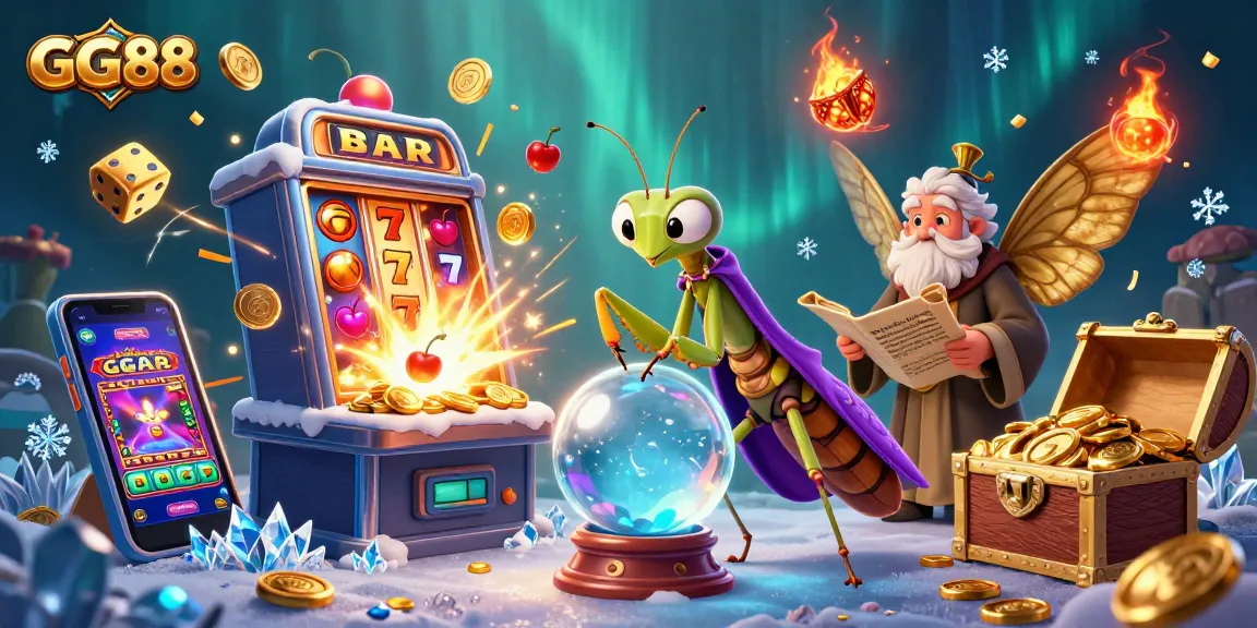 Play enchanting casino games at GG88 with vibrant jackpot scenes and mystical characters.
