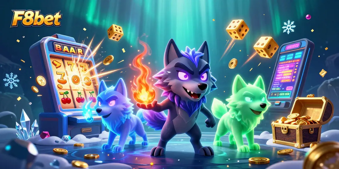 Engage with F8bet's thrilling online casino experience featuring vibrant character dynamics and jackpot excitement.