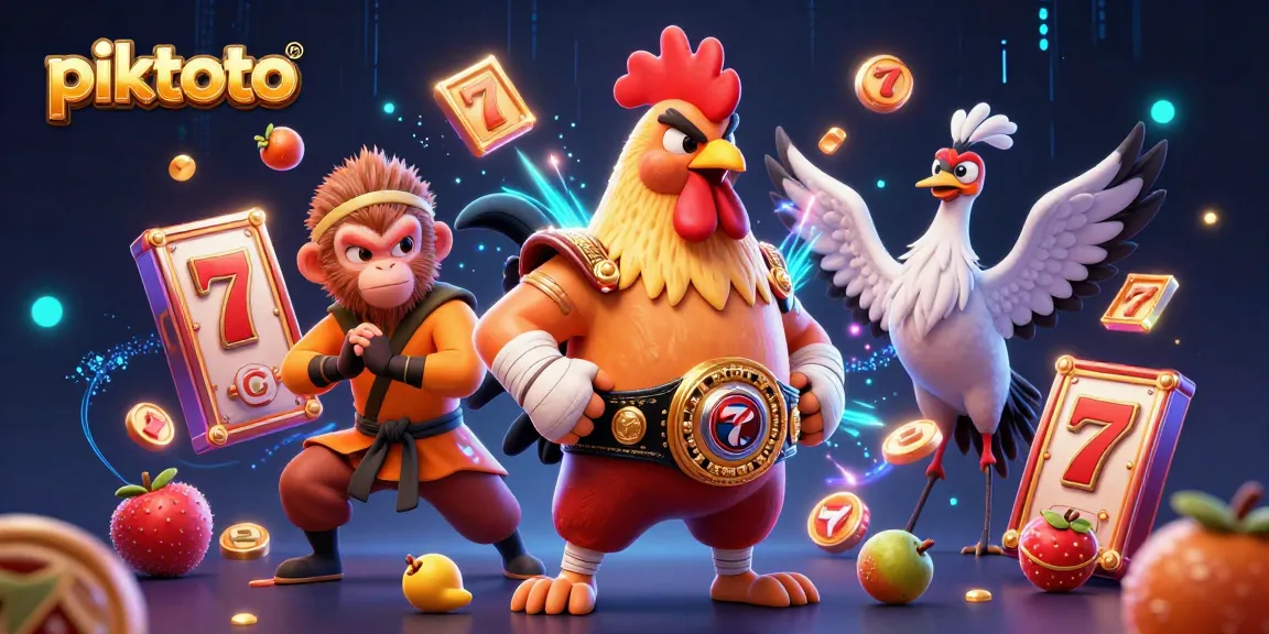 Menangkan jackpot di piktoto dengan simbol slot dan karakter suka bermain.